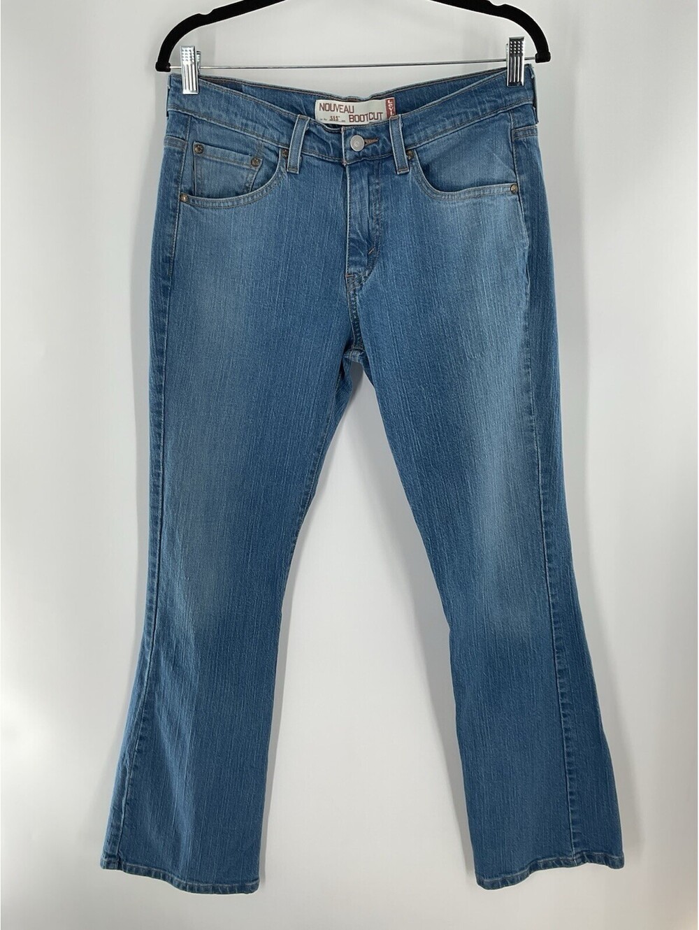 Levi’s Noveau Boot Cut 515 Women’s Blue Jeans Eight Mis L = M 117